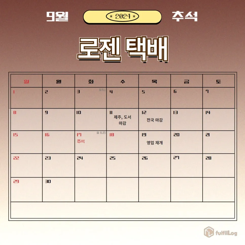 2024 추석 택배 마감 총정리 설명 이미지 5