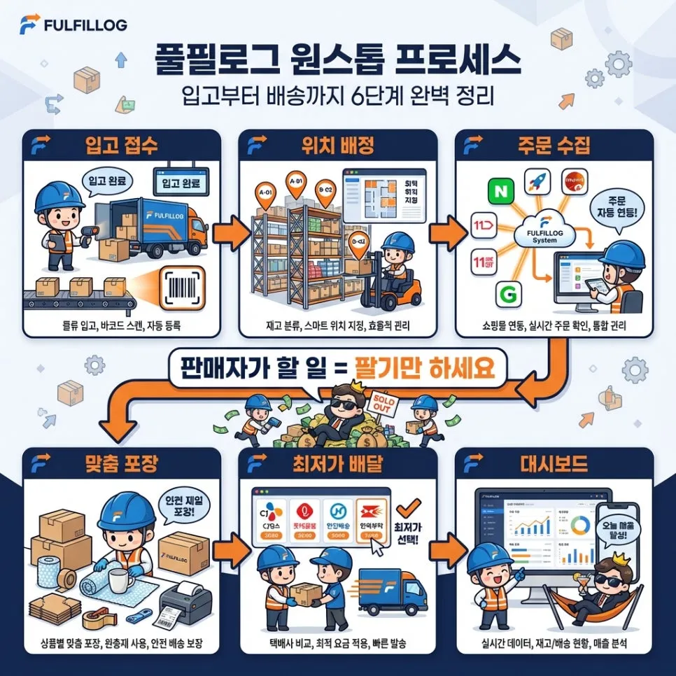 04FULFILLOG 원스톱 서비스, 이렇게 흘러갑니다 설명 이미지