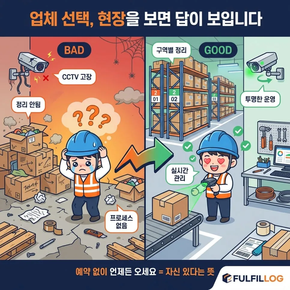 업체 선택,현장을 보면답이 나옵니다 설명 이미지