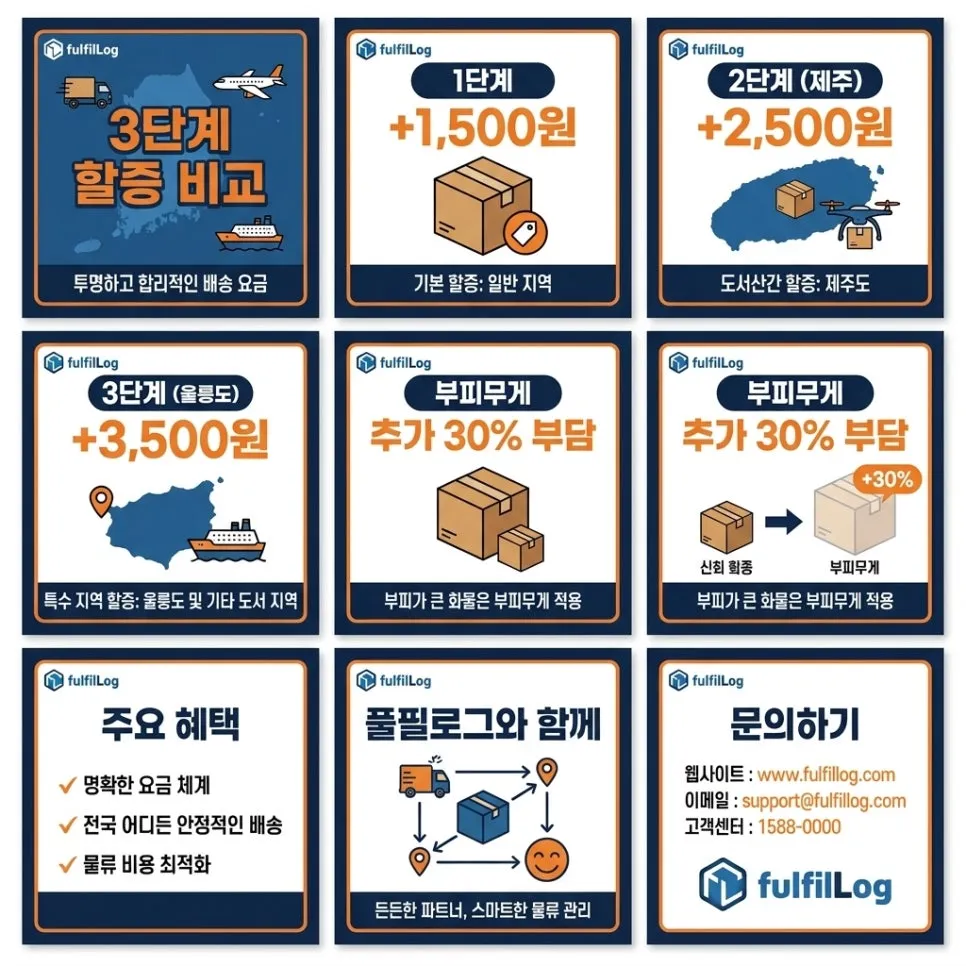 할증 단계별 차이 설명 이미지