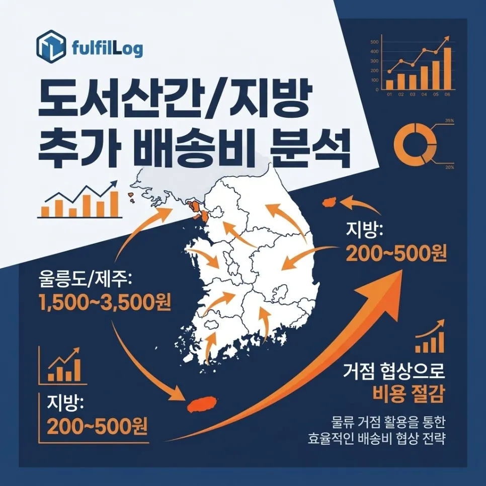 도서산간·지역별 가격 — 숨은 비용 설명 이미지