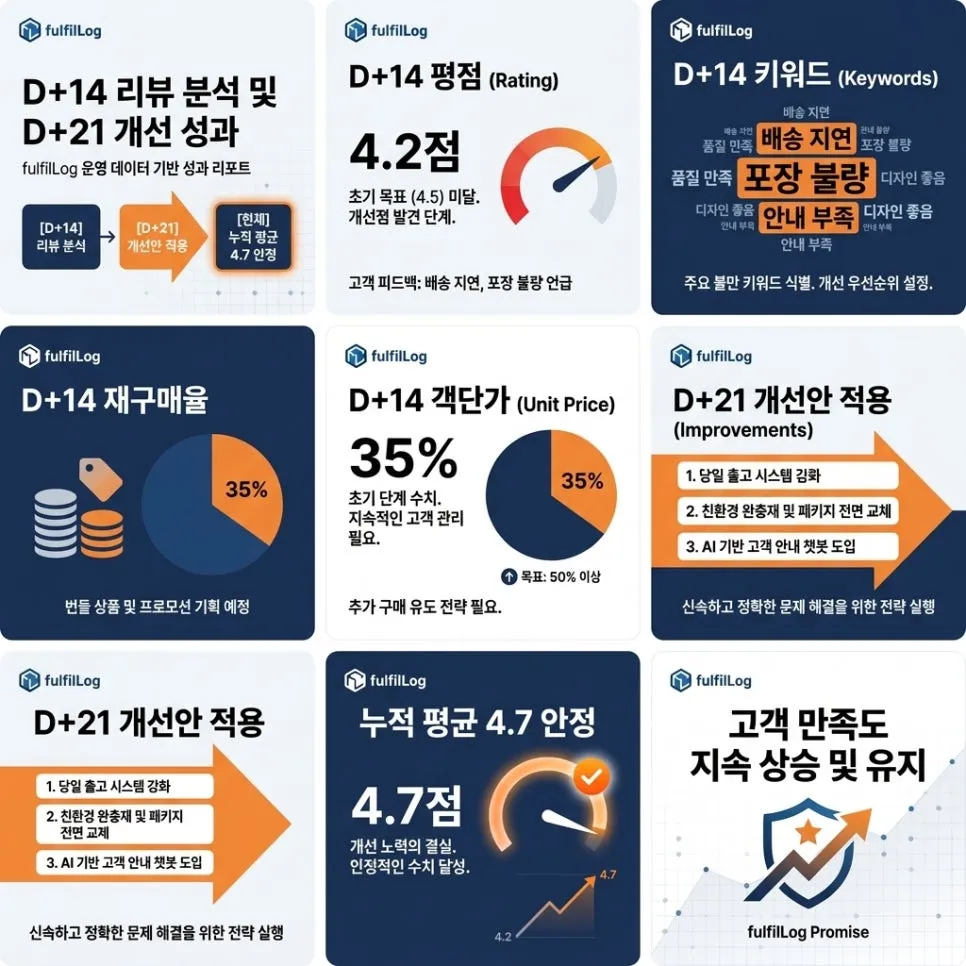 런칭 D+14 — 리뷰 수집·반영 설명 이미지