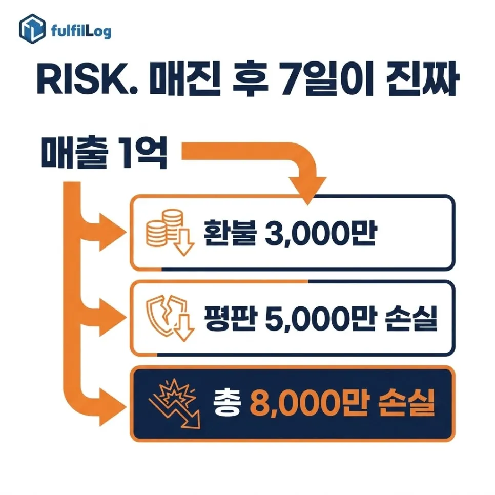 한정판 폭증 핵심 위험 설명 이미지