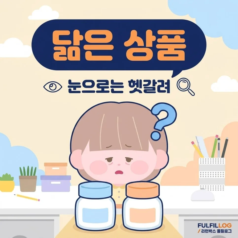오배송은 사람 눈에서 시작됩니다 설명 이미지