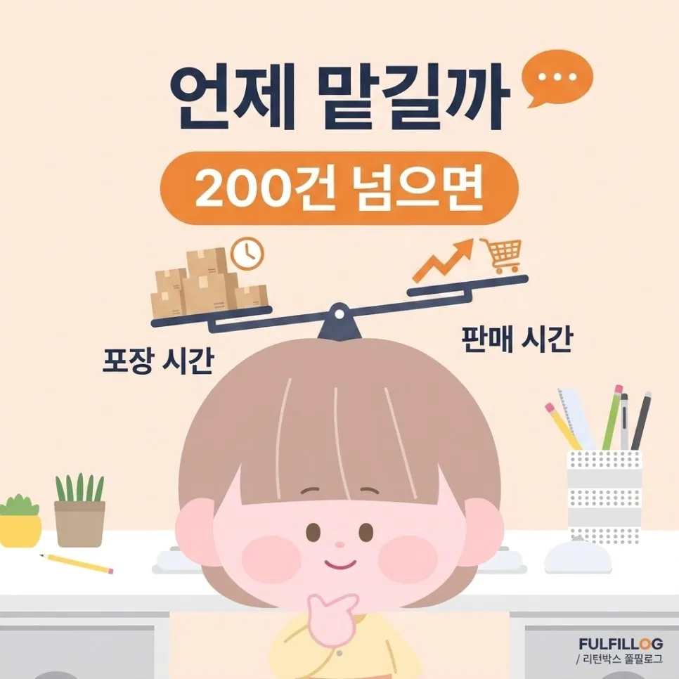 언제 맡기는 게 맞을까요 설명 이미지