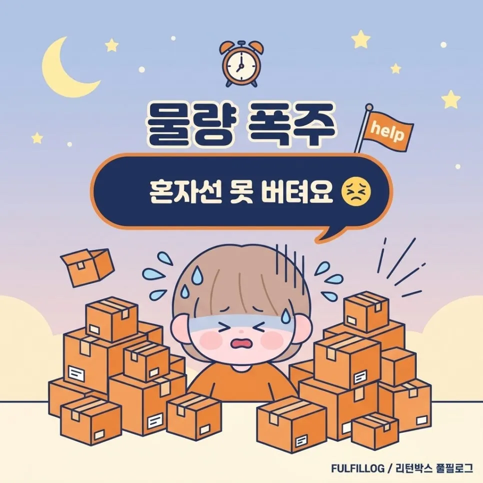 성수기에 혼자 포장하면 무너지는 지점 설명 이미지