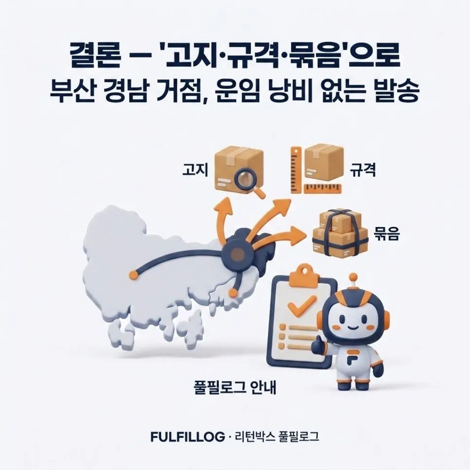 결론 — '고지·규격·묶음'으로 판단하세요 설명 이미지