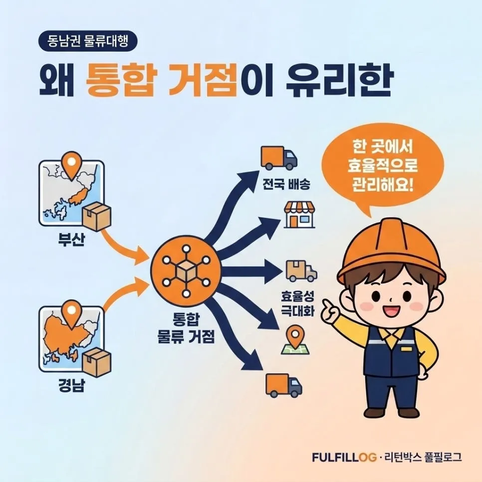 동남권 물류대행 부산·경남 통합 거점 활용법 (2026) 설명 이미지