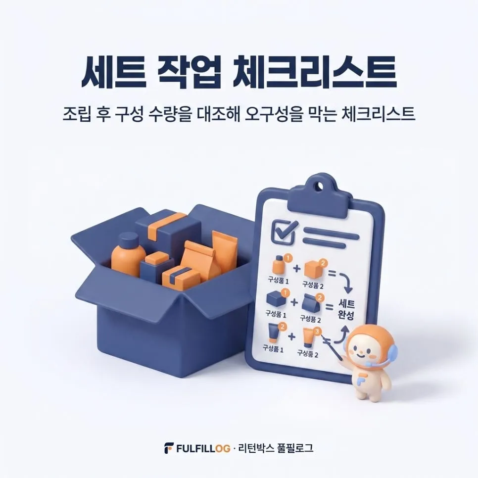 세트 작업 체크리스트 설명 이미지