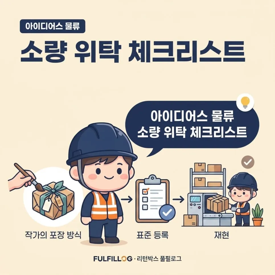 소량 위탁 체크리스트 설명 이미지