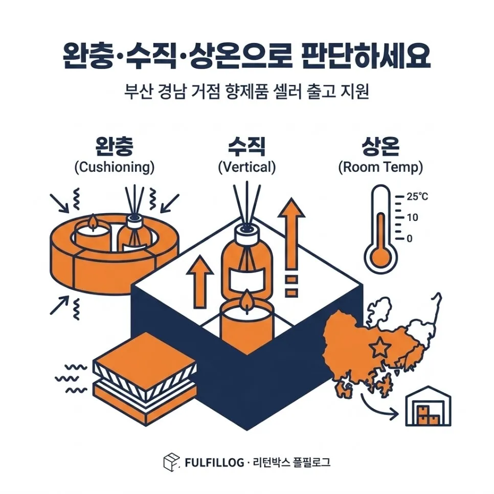 결론 — '완충·수직·상온'으로 판단하세요 설명 이미지